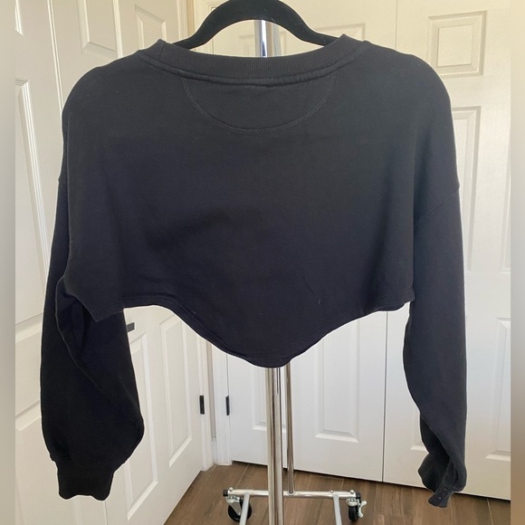 Princeton Tigers Sweatshirt Cropped Black and Orange size Small or Medium - Picture 3 of 8